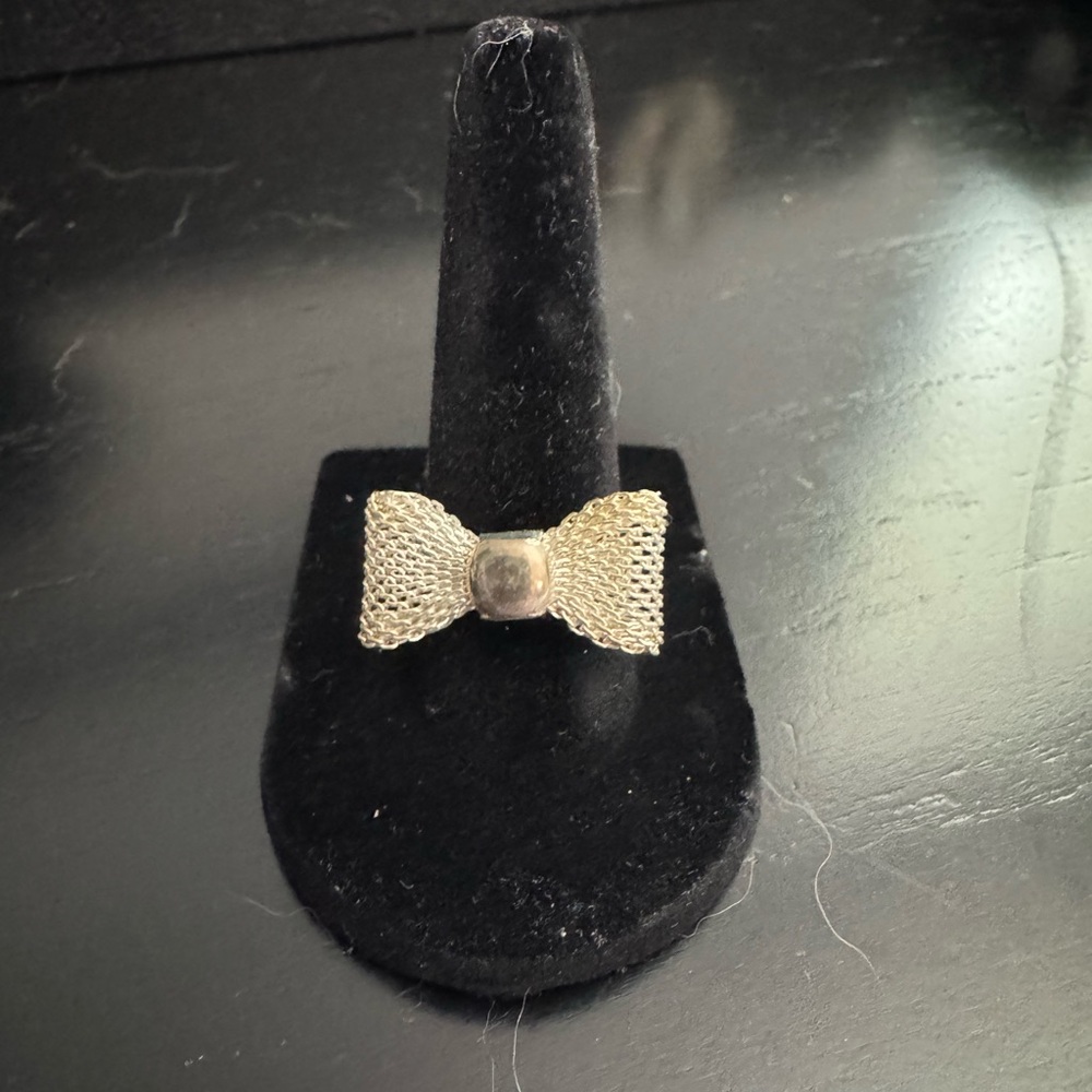Silver Bow Ring